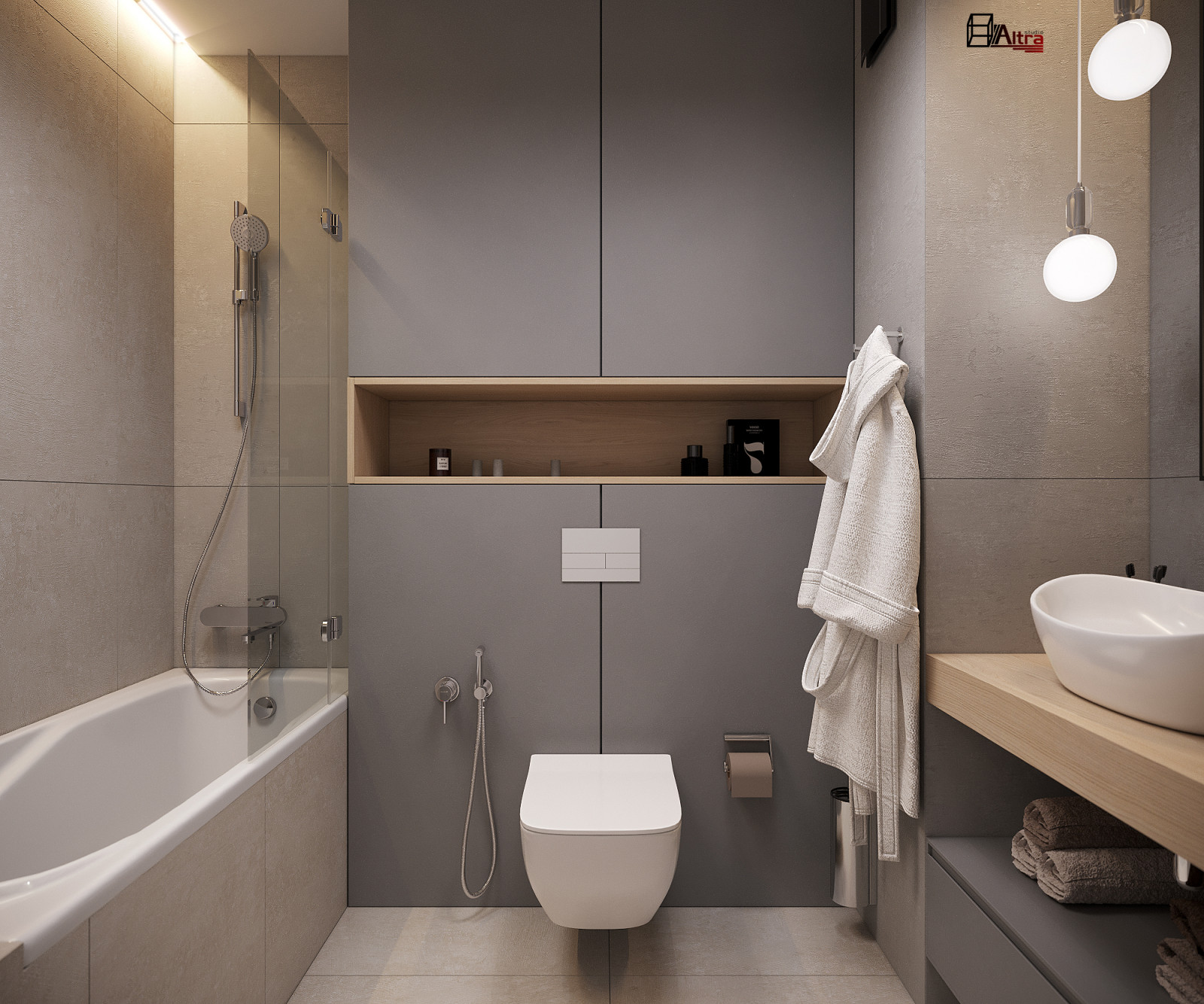 Обложка проекта: 3-комнатная квартира в ЖК Интеллект квартал