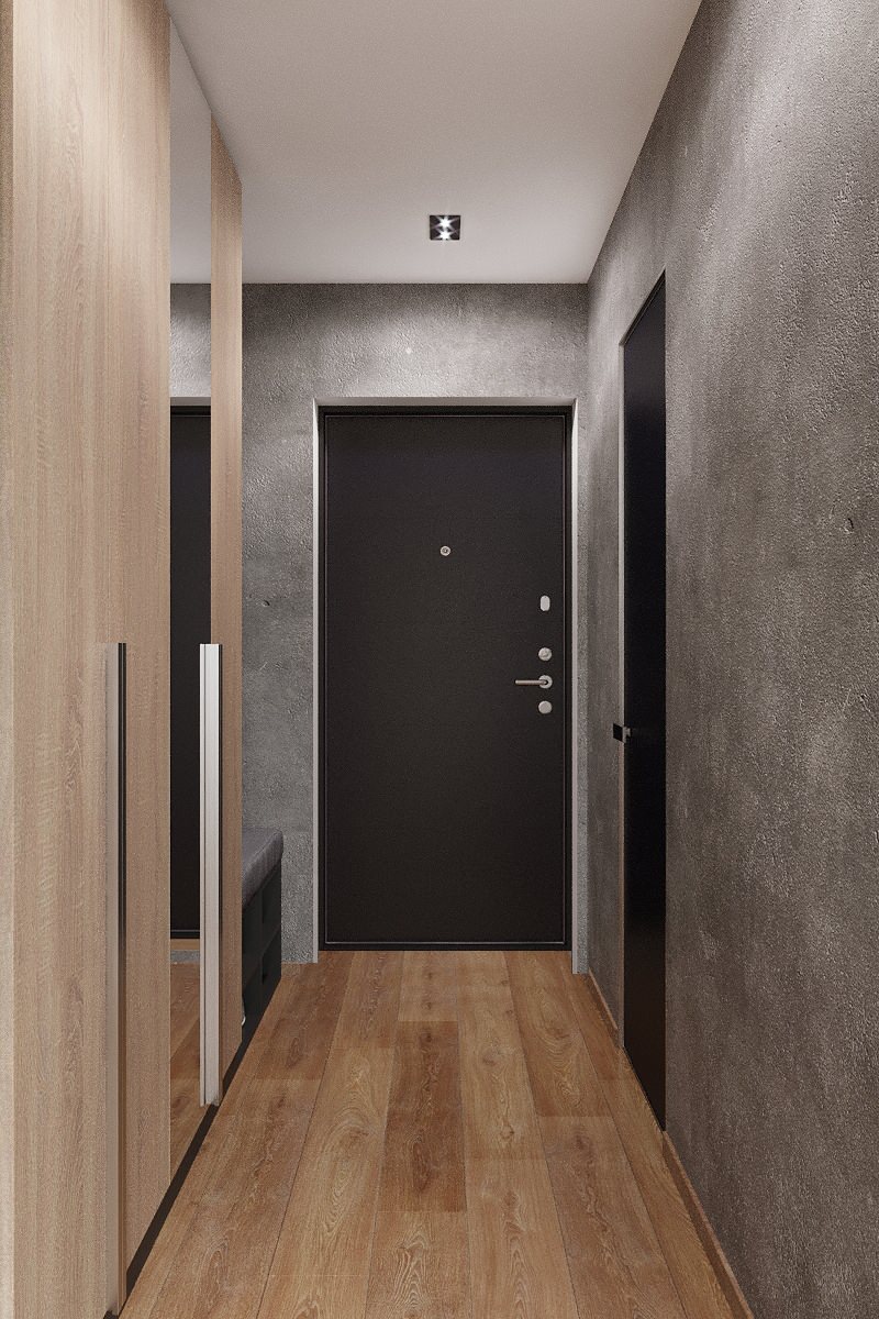 Обложка проекта: Студия лофт для молодого человека 55 кв.м.