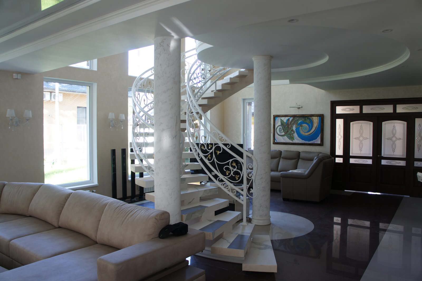 Дизайн интерьера загородного дома в Белоострове