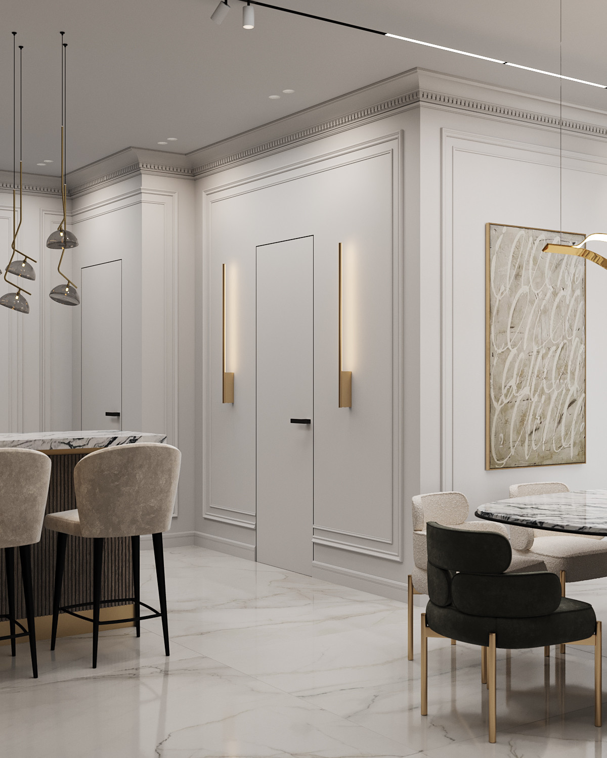 Дом Новые Вешки (Загородный дом 218м2 г. Москва)