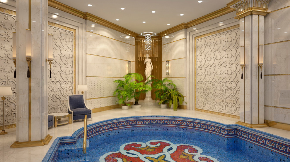 Обложка проекта: Бассейн. Усадьба  3000 кв.м – Россия, Подмосковье