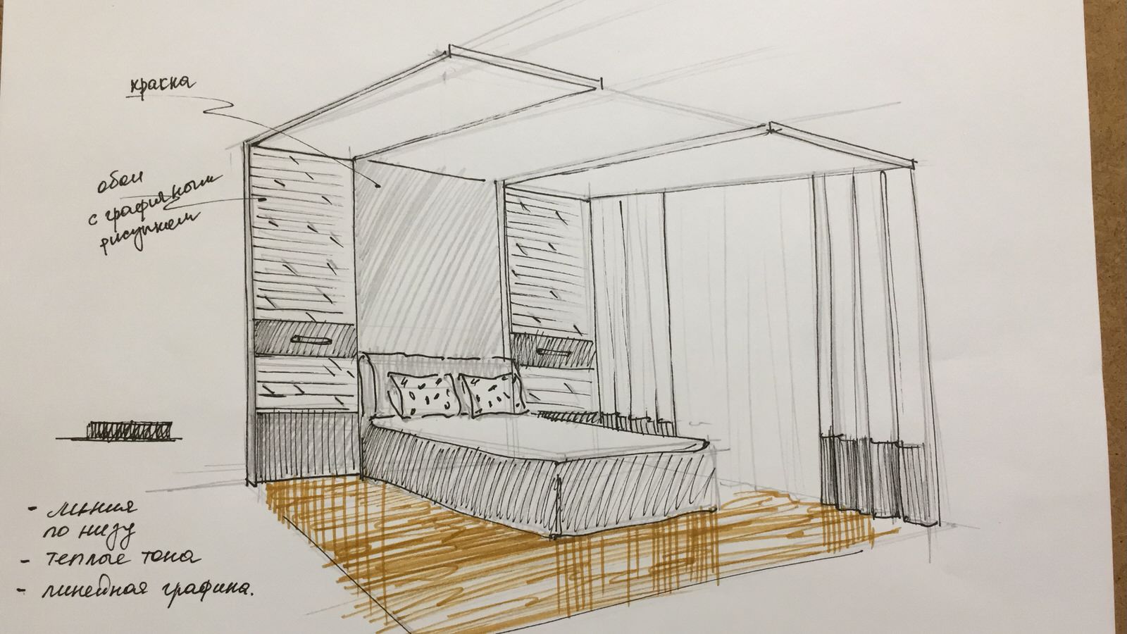 Обложка проекта: Ручные эскизы