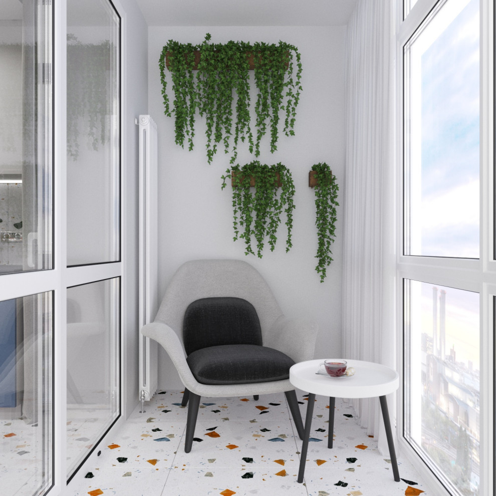 Дизайн интерьера однокомнатной квартиры 33 кв. м ЖК Дубрава