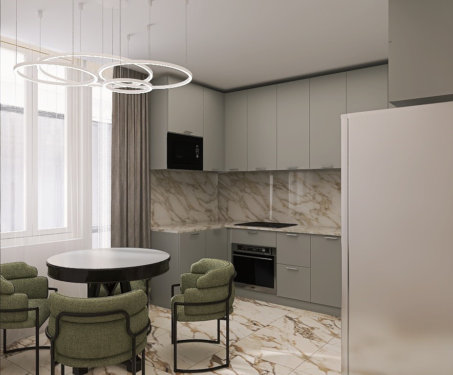 проект: трехкомнатная в ЖК Царицыно