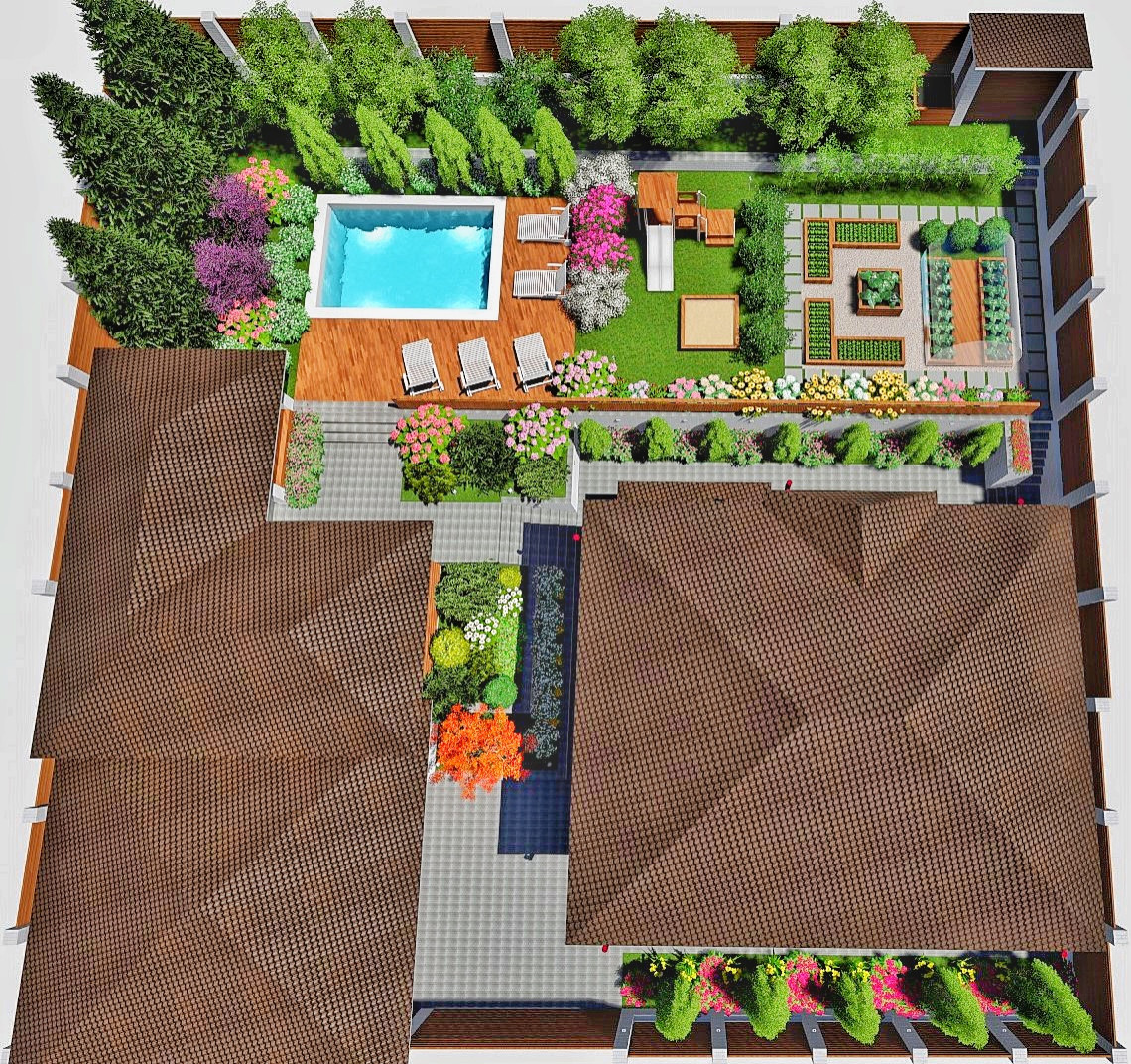 Ландшафтный дизайн Иркутск п. Марково