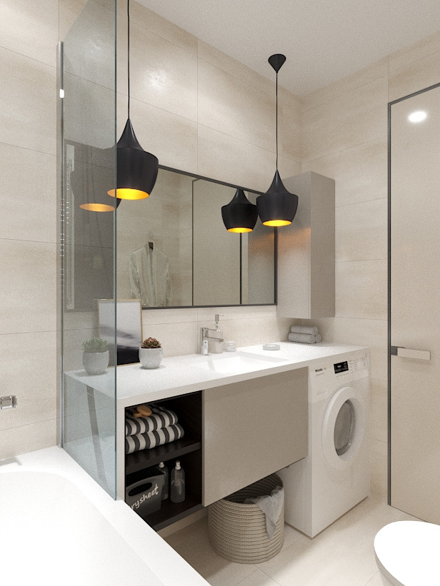 Дизайн проект однокомнатной квартиры 42 кв.м