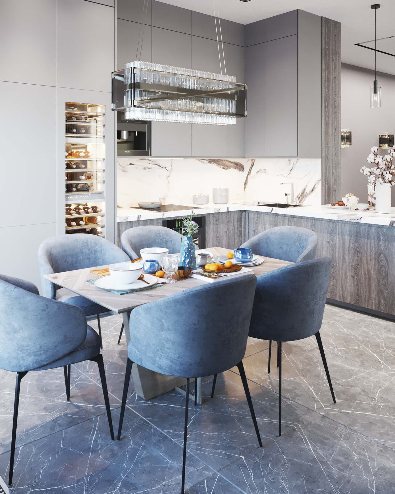 Квартира 180 м2 в ЖК "Крестовский De luxe"