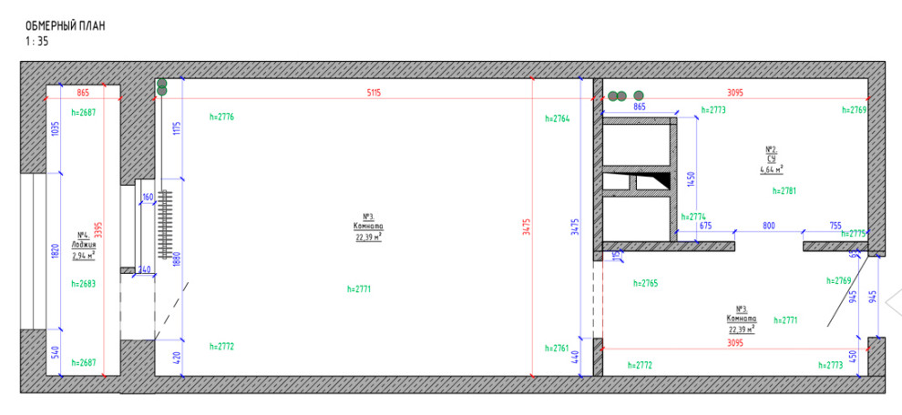 Дизайн-проект квартиры-студии в Подмосковье