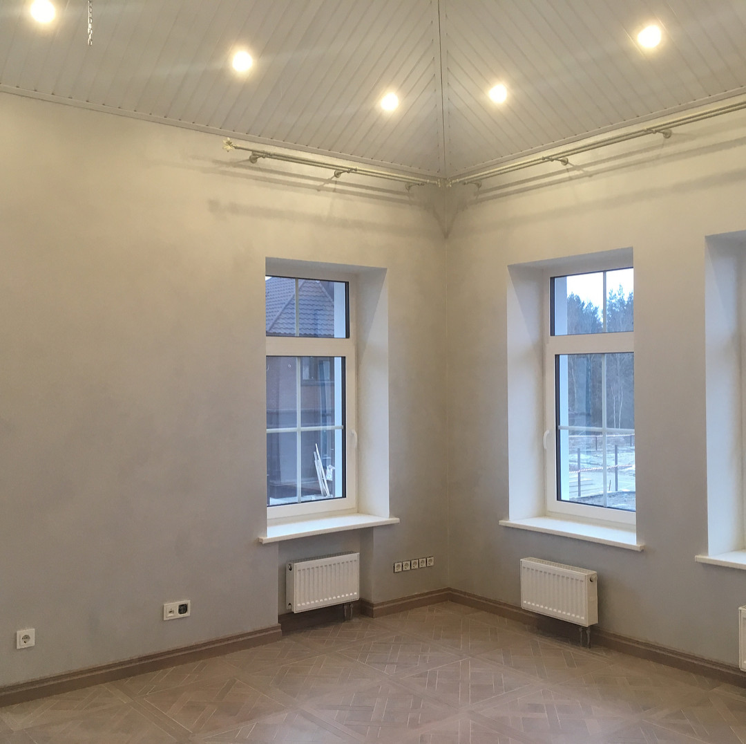 Отделка стен загородного дома. г. Всеволожск