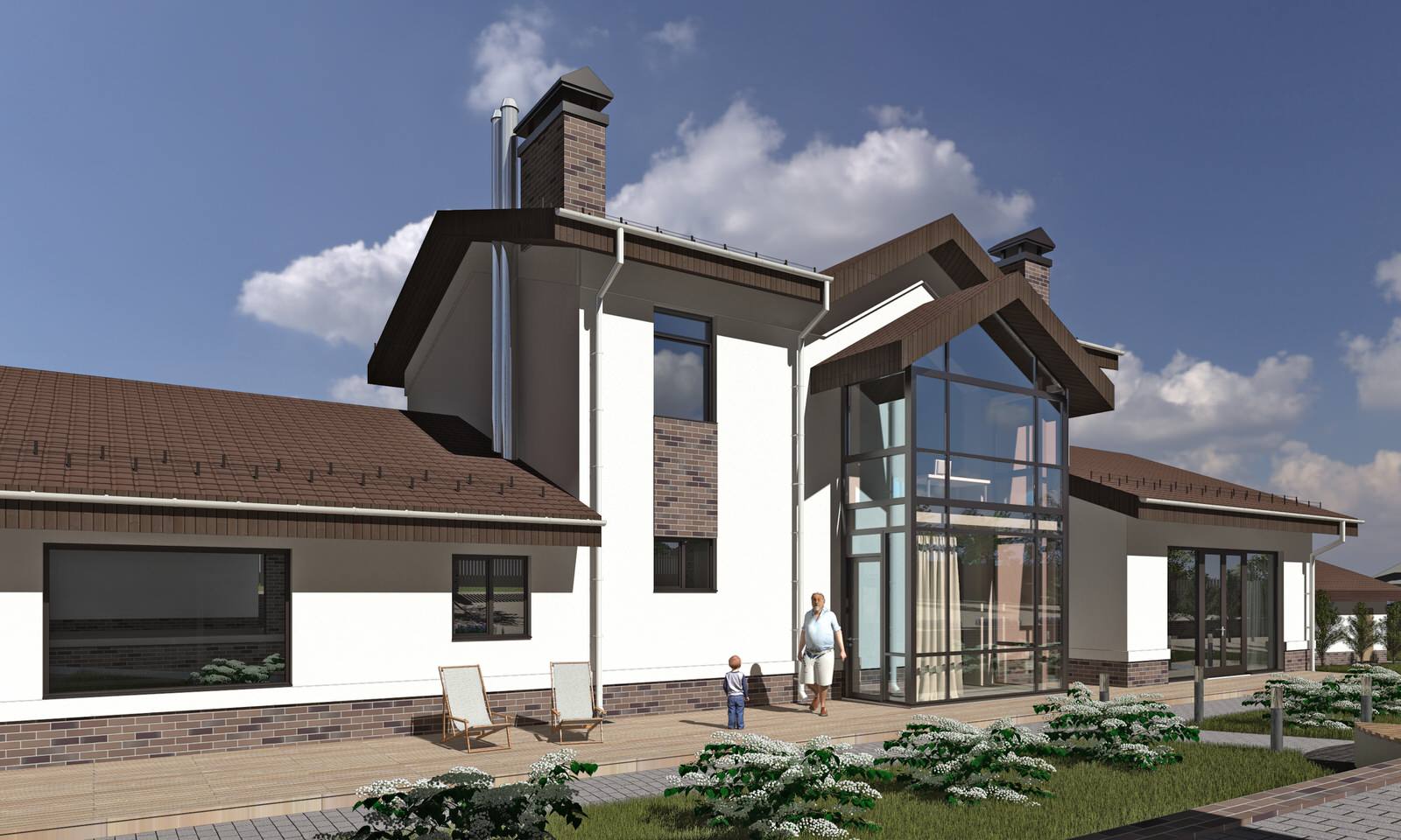 Реконструкция дома в к.п. Терраски, Н.Новгород