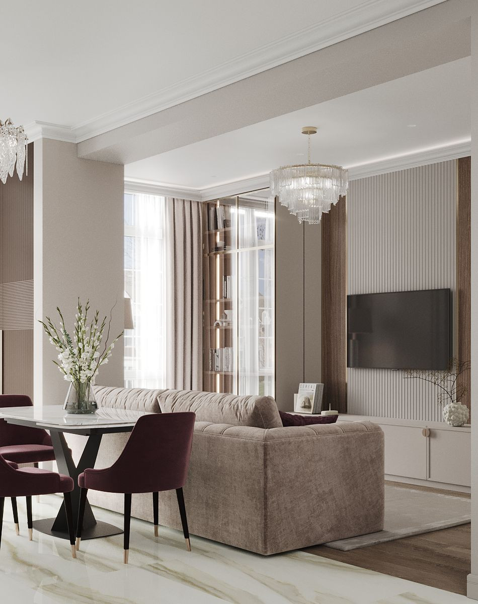 Стиль лесной тишины и мягких контрастов в загородном коттедже