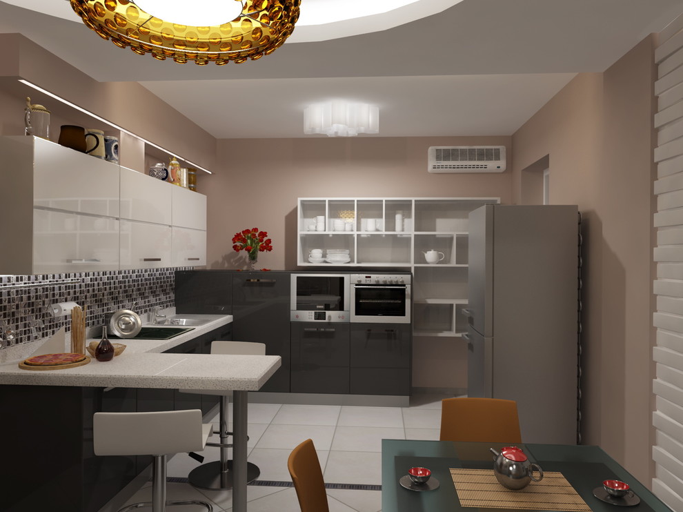 Дизайн-проект интерьера современной квартиры в популярном стиле минимализм