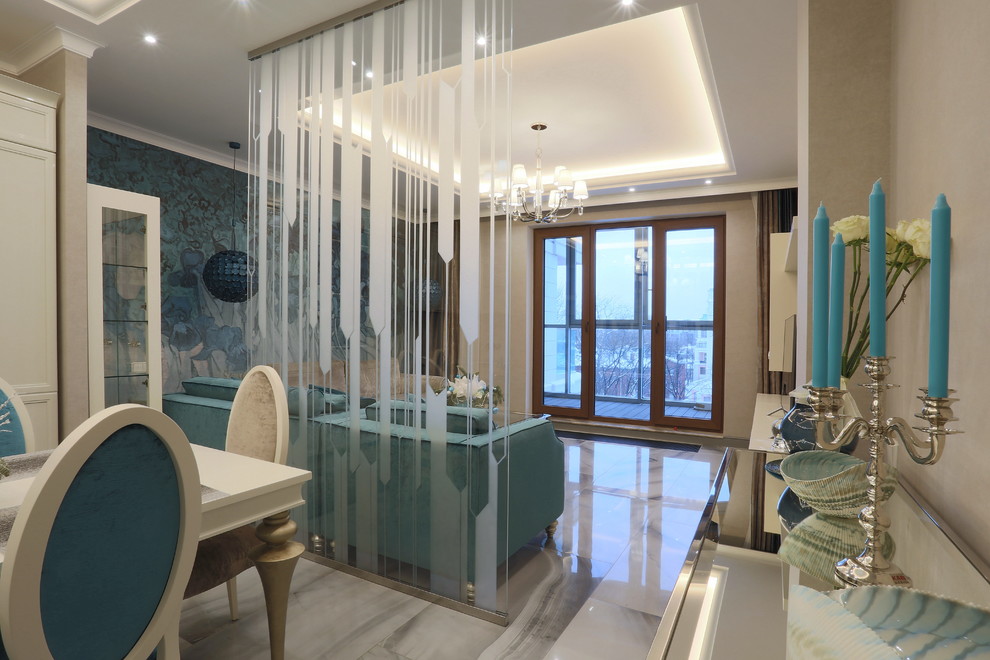 Интерьерная фотосъемка трехкомнатной квартиры на Крестовском