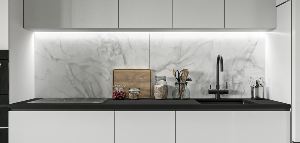 Минималистичная квартира с перетекающими гармоничными пространствами.