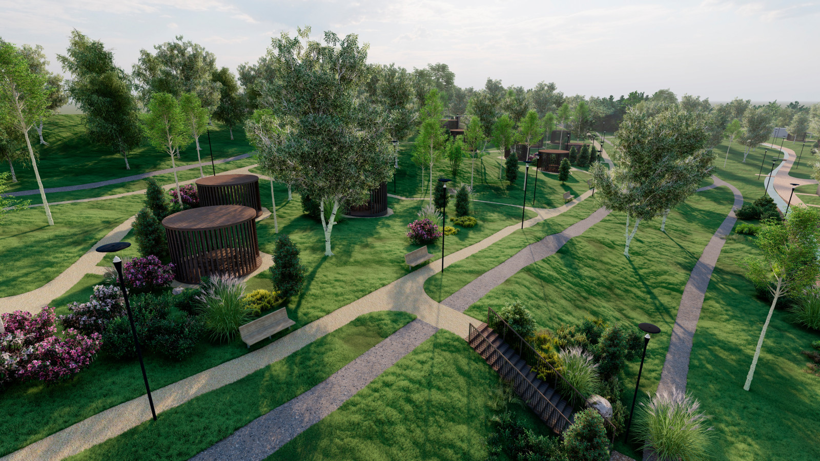 Архитектурный проект рекреационного комплекса GREEN PARK
