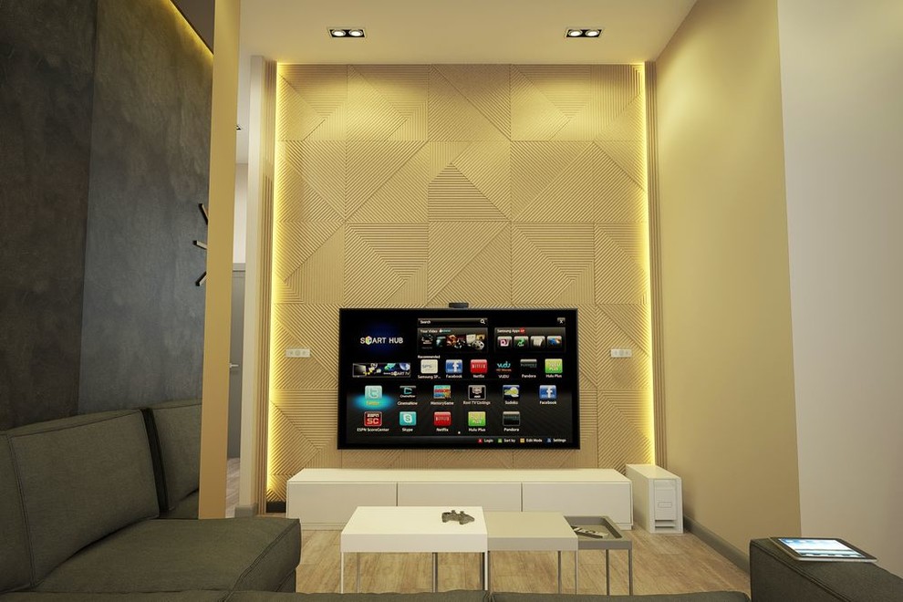 ЖК "Мирный" г. Сургут Дизайнтрехкомнатной квартиры 90м2