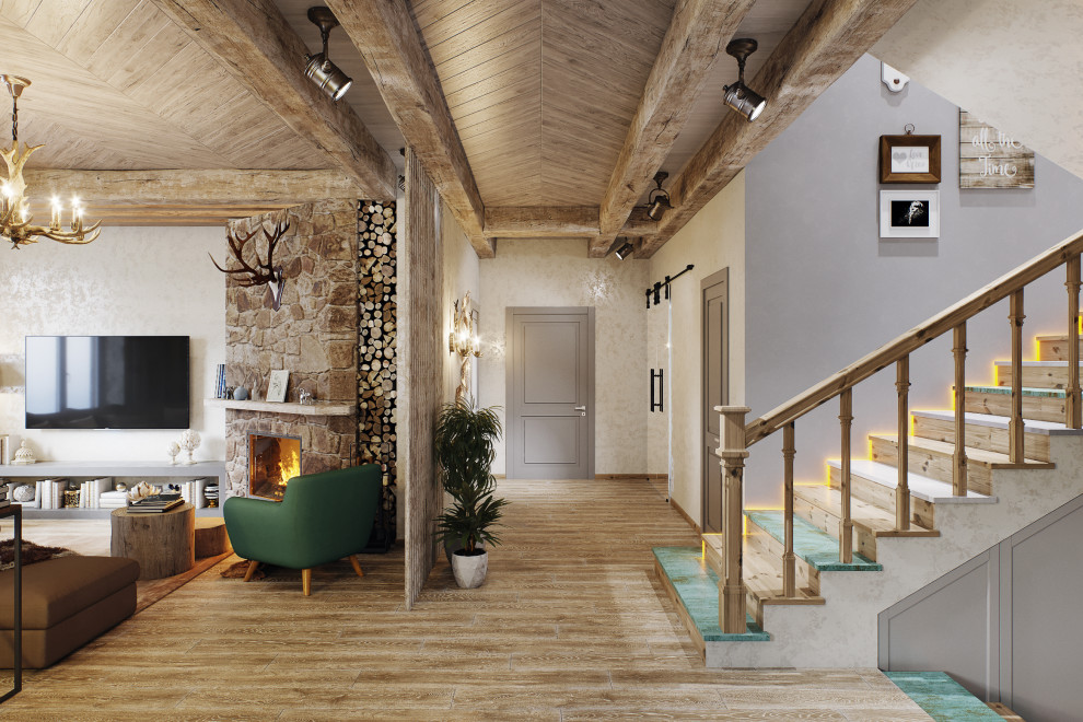 Холл - гостиная - 1 этаж