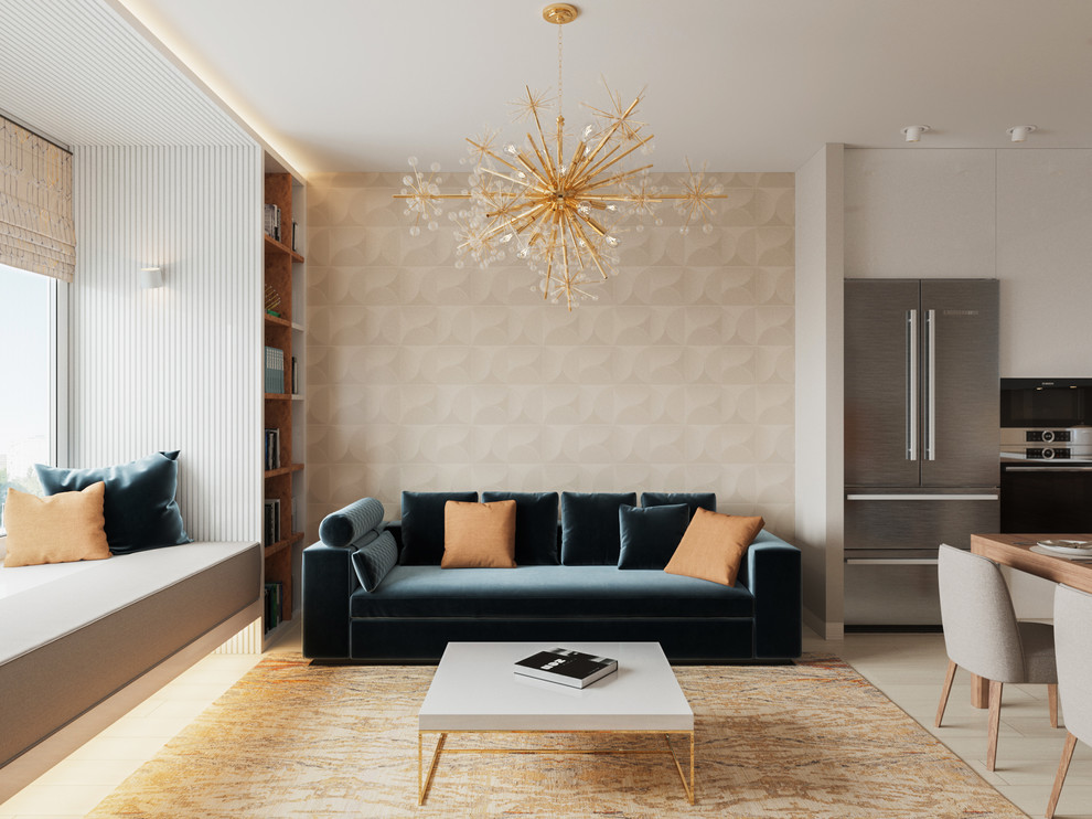 Квартира в теплых тонах