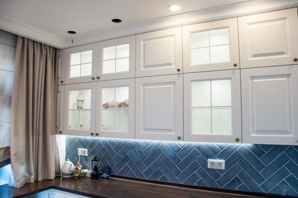 Белоснежные фигурные фасады