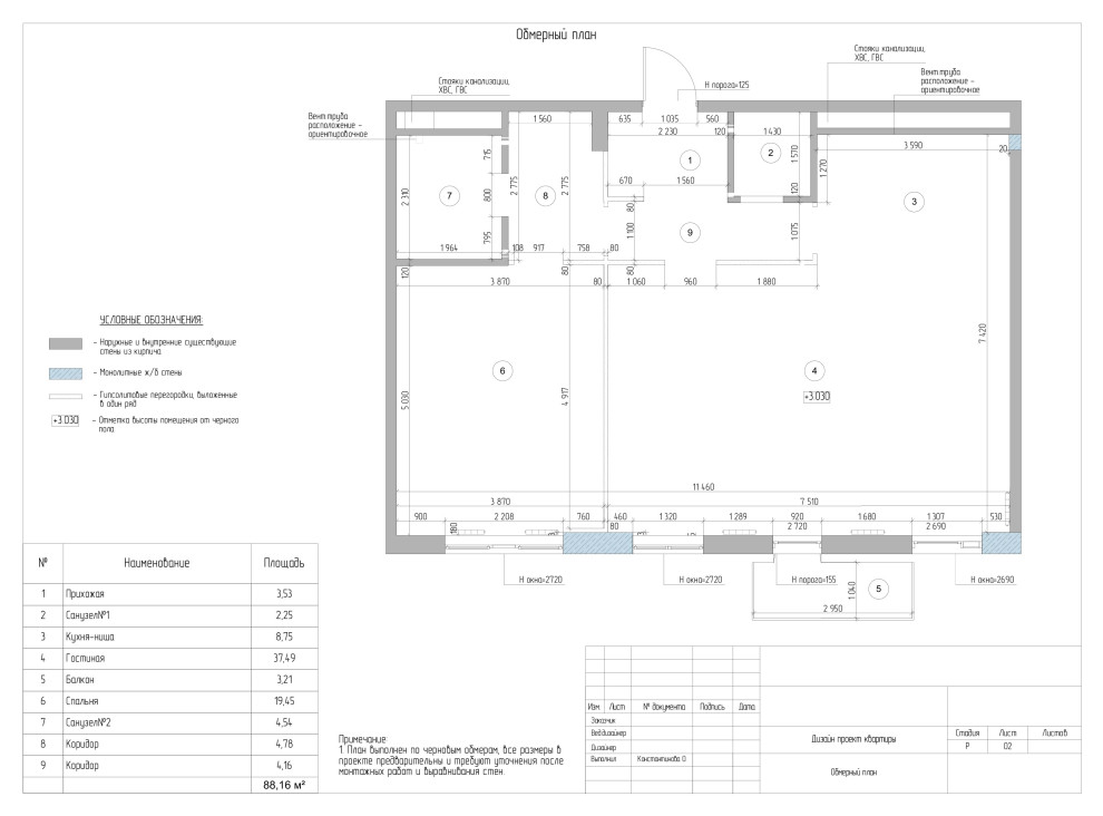 Чертежи. Проект Резиденция