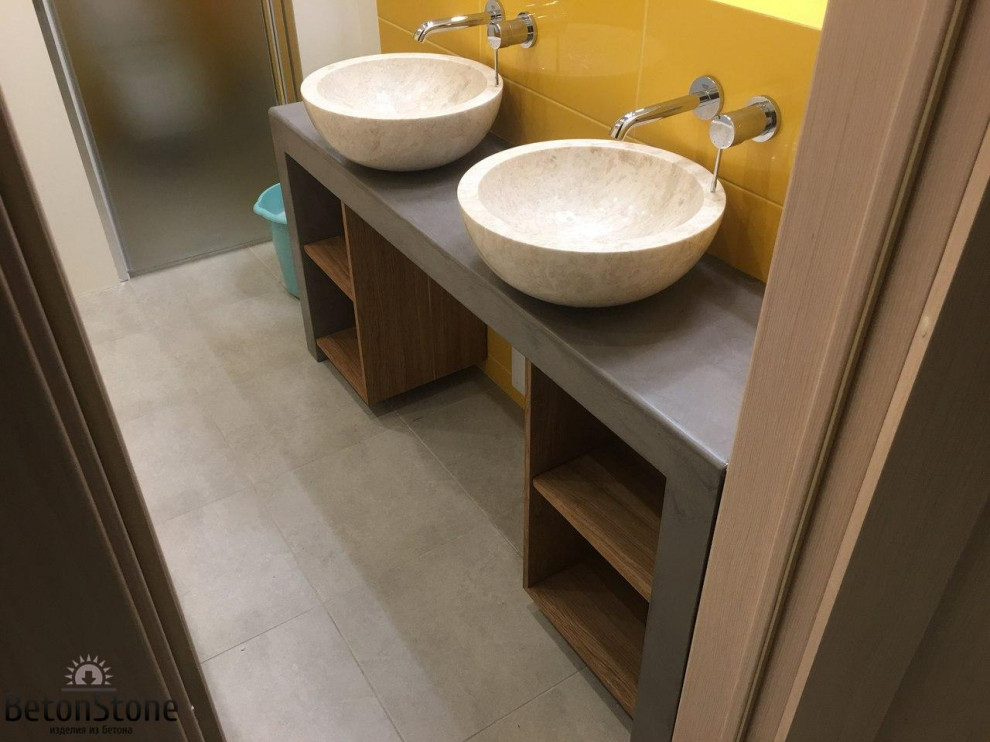 Подиум под раковины из микробетона