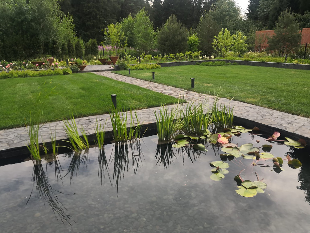 Landscape design of the territory (Moscow region)