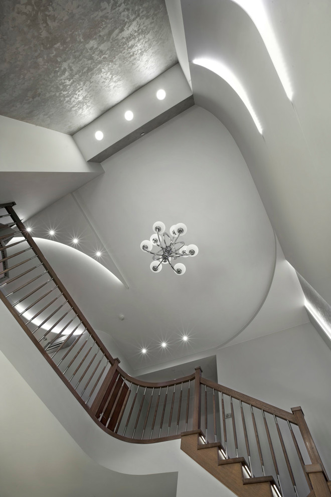 Двухэтажная квартира в современном стиле