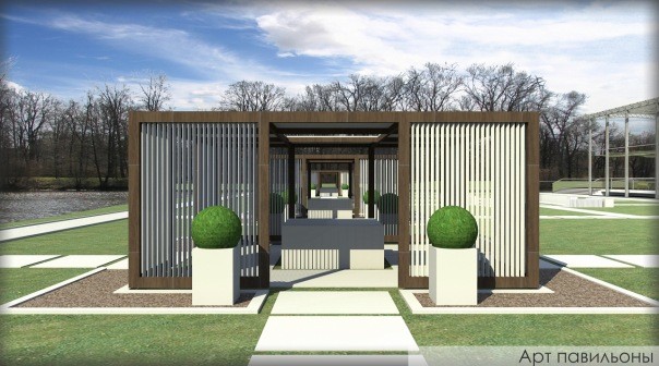 кафе в парковой зоне