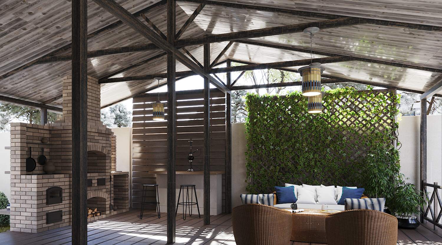 дизайн-проект террасы