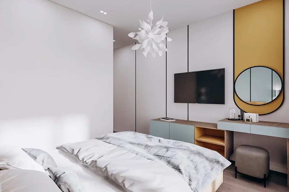 Планировка 3-х комнатной квартиры в современном стиле