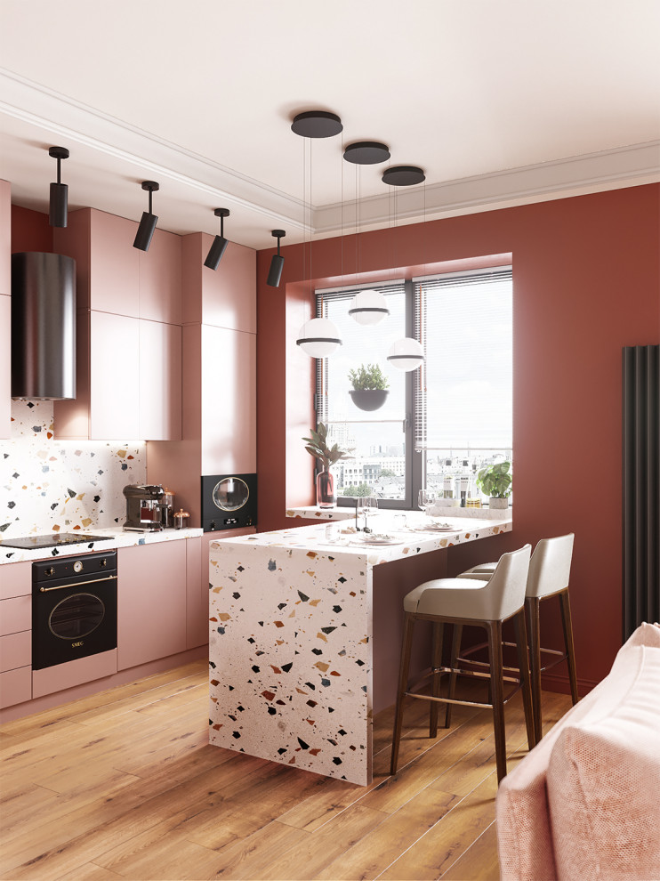 Обложка проекта: Квартира-полустудия для молодой девушки #oh_stolica