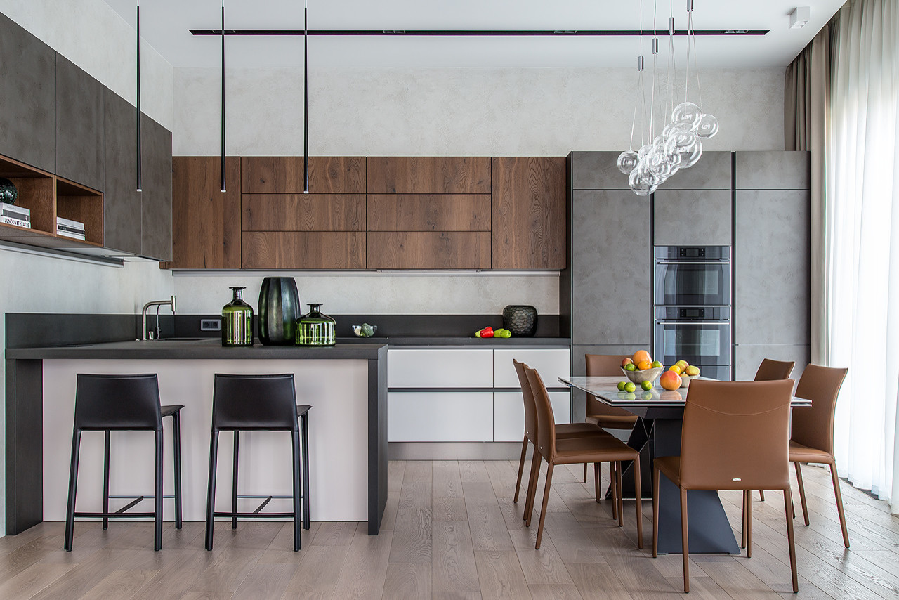 Обложка проекта: Реализованные нами проекты - кухня Nolte Portland | Soft Lack | Legno