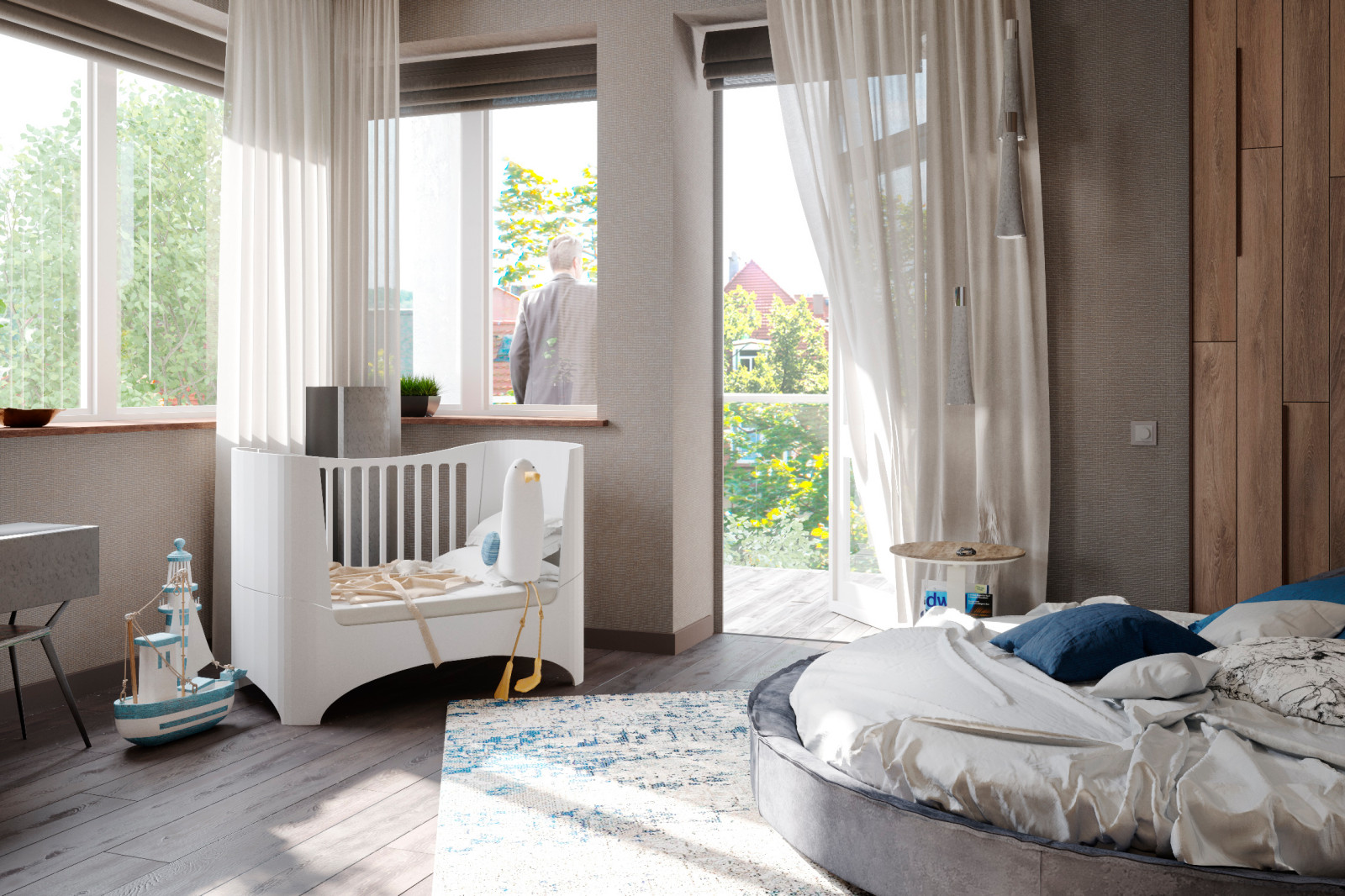 Интерьеры спален в Динской