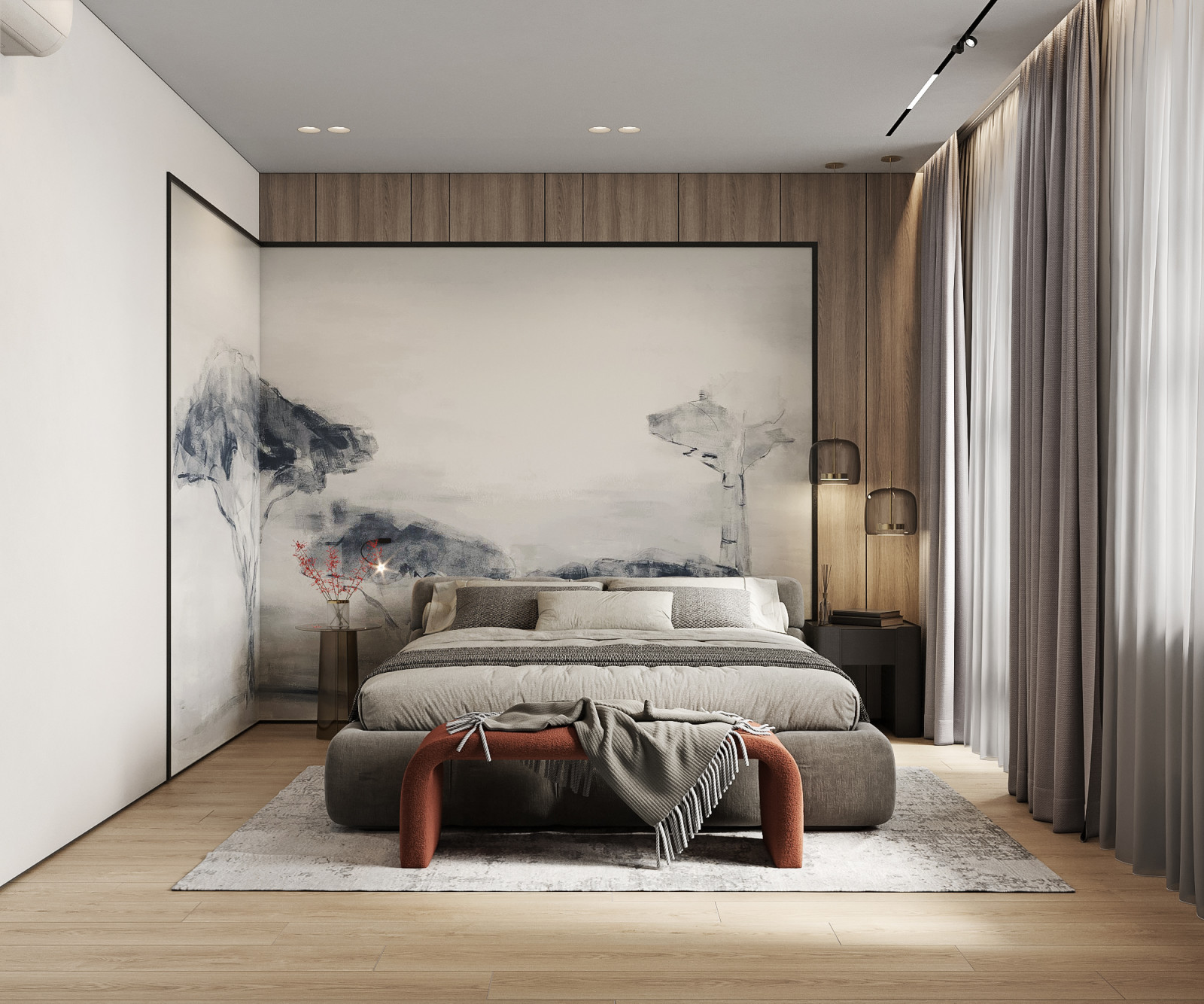 Минималистичная спальня