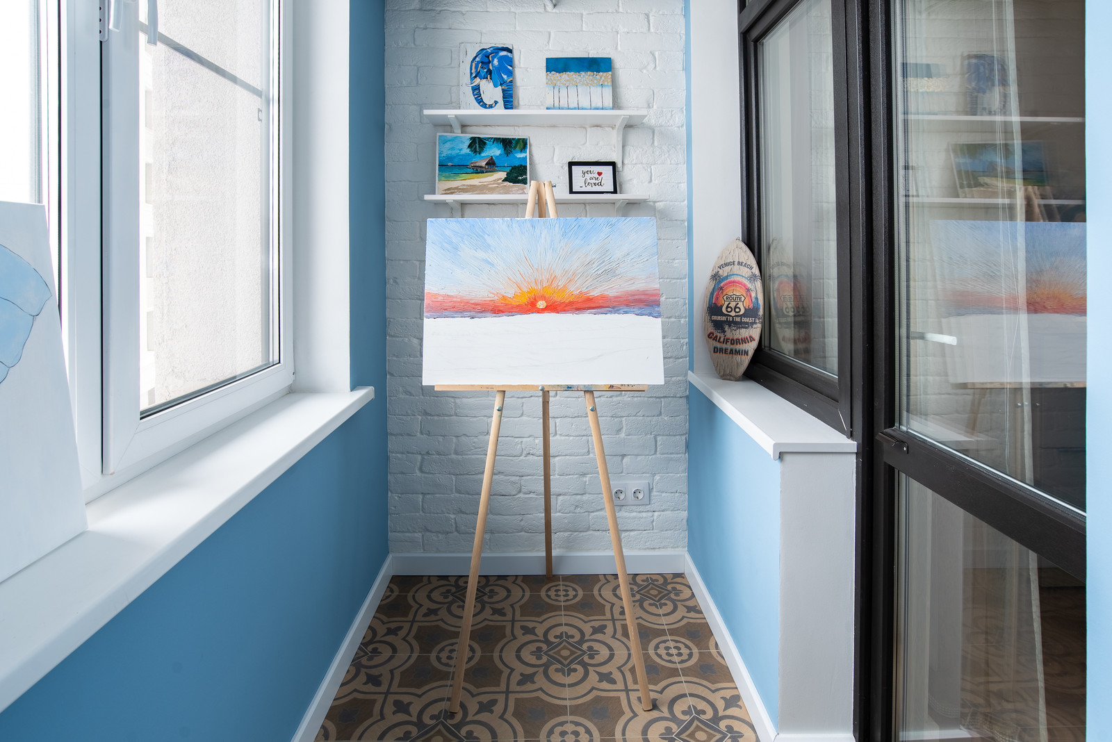 Обложка проекта: Квартира художницы в ЖК Родной город