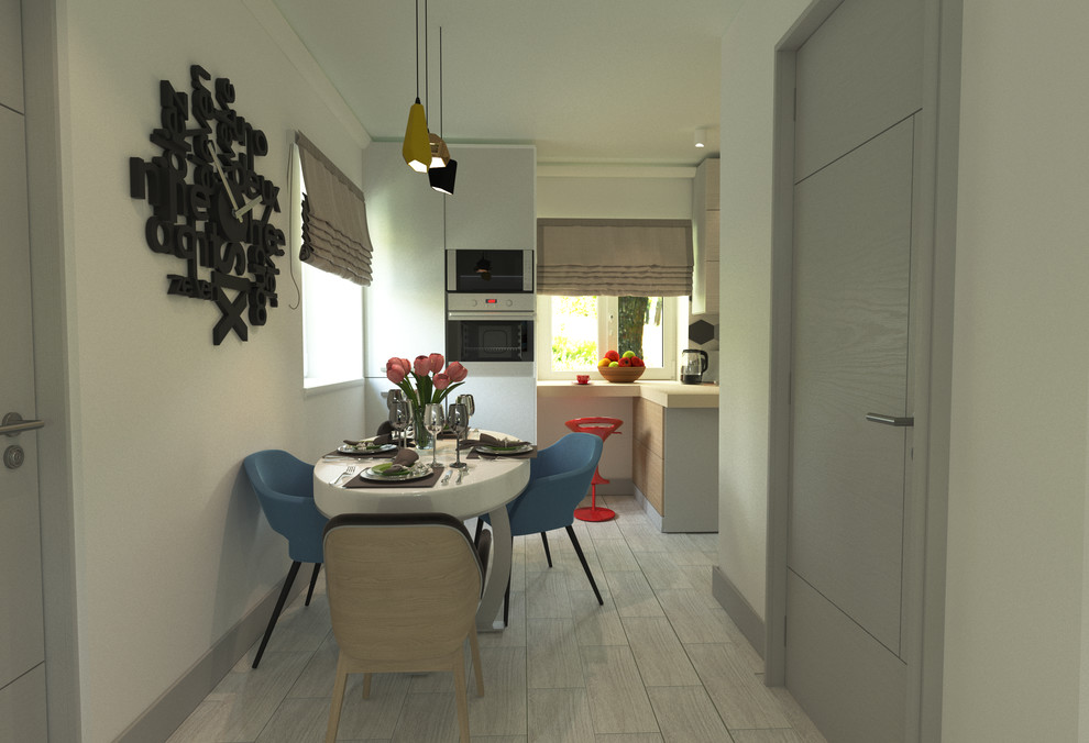 Обложка проекта: Дизайн проект кухни-гостиной