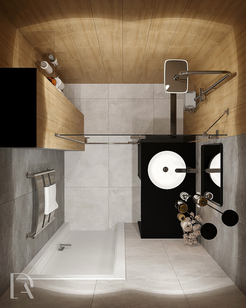 Санузел с душевой 3 м2