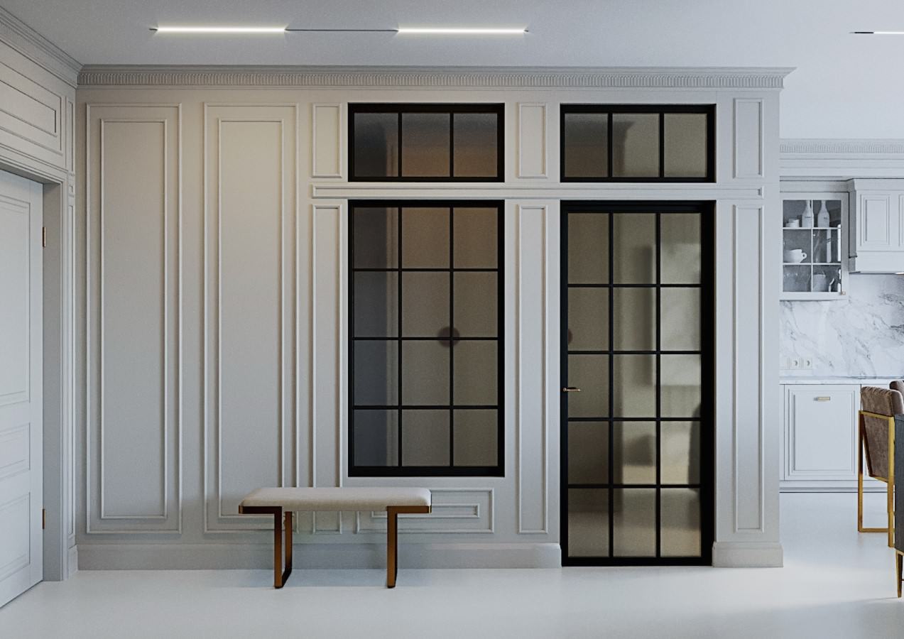 3d визуализация 2х комнатной квартиры