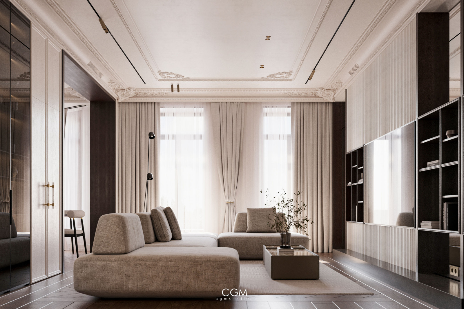 Дизайн квартиры на Третьяковке