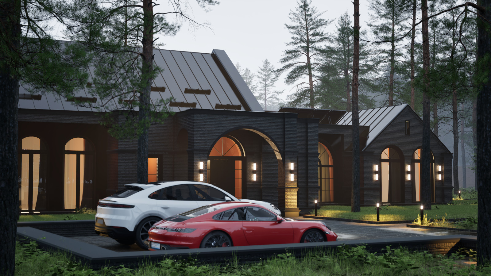 Загородный дом в стиле современный Голландский Модерн (Dutch modern house)