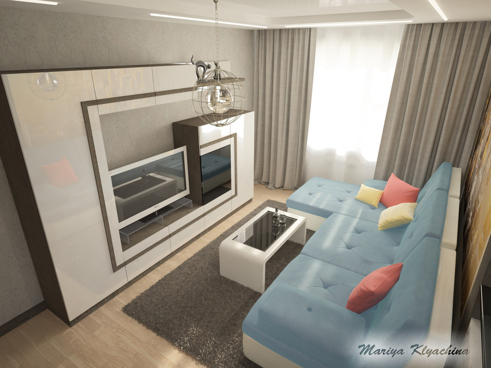 Гостиная с балконом