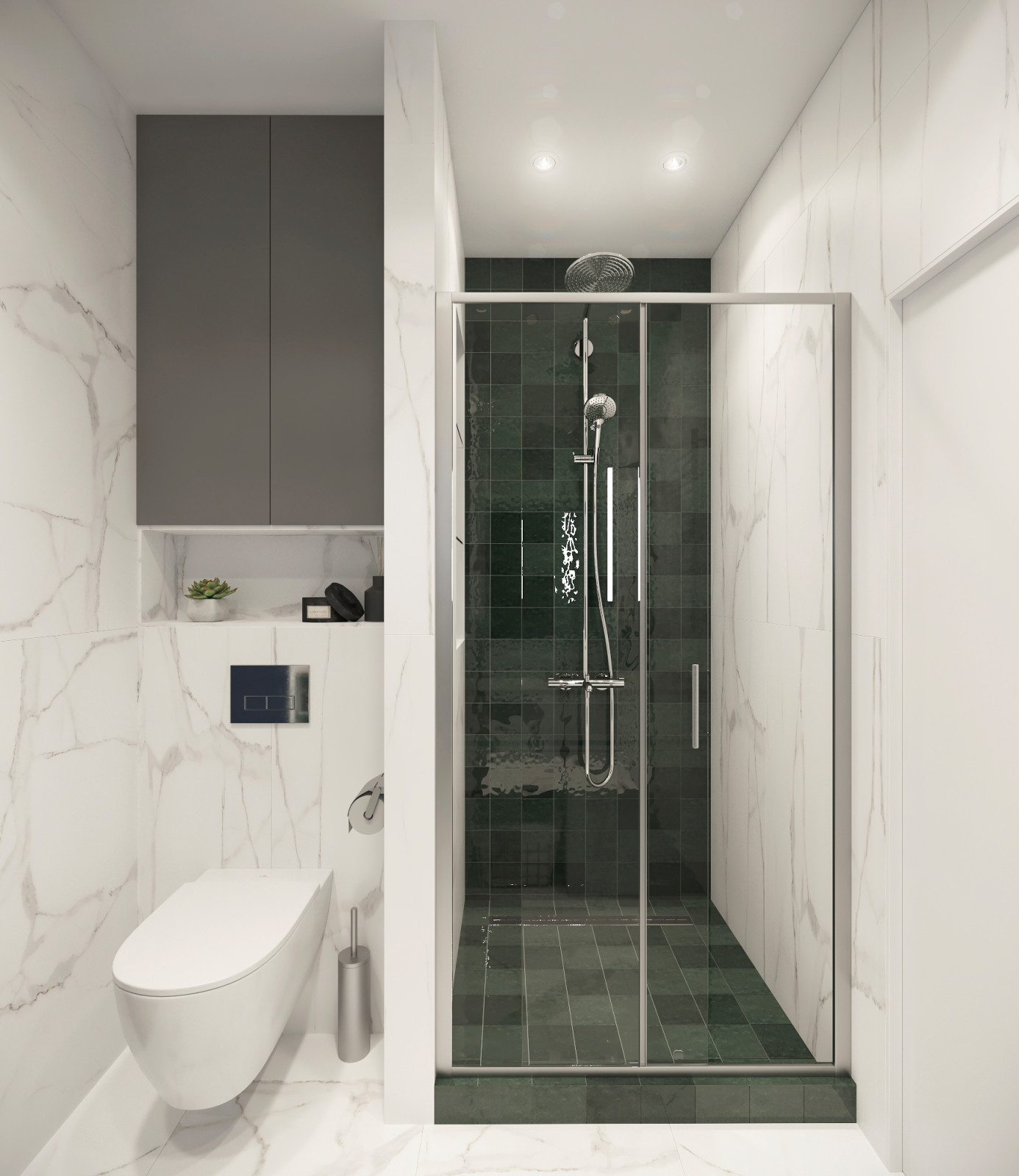 Обложка проекта: ЖК "Среда". Ванная комната