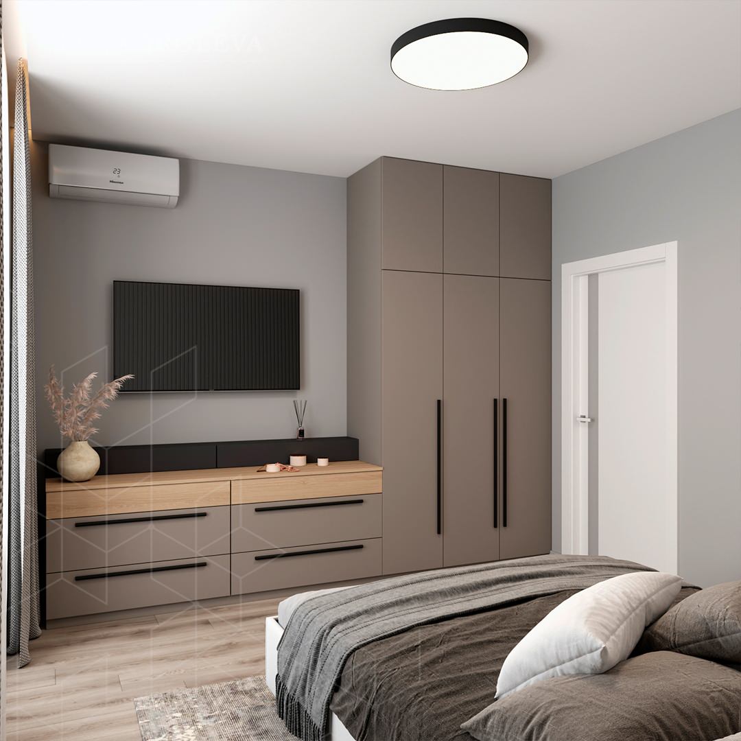 Дизайн-проект двухкомнатной квартиры в современном стиле