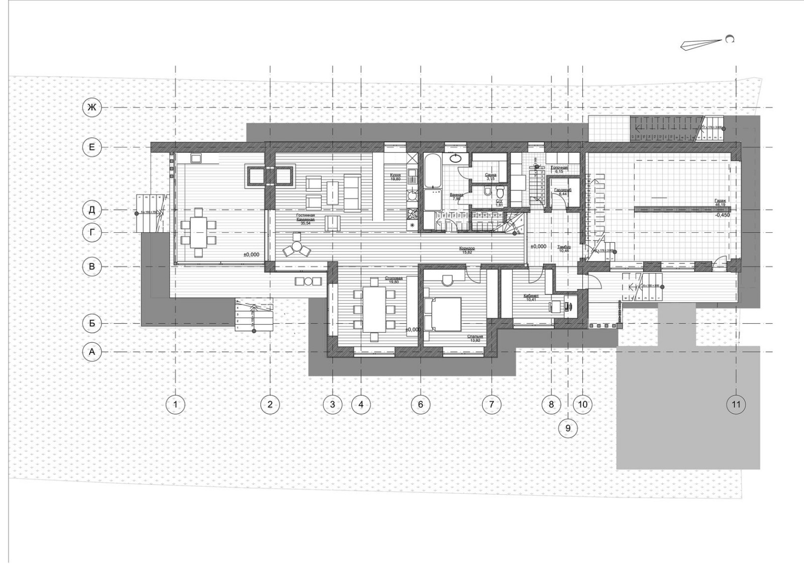 Современный дом, Шале