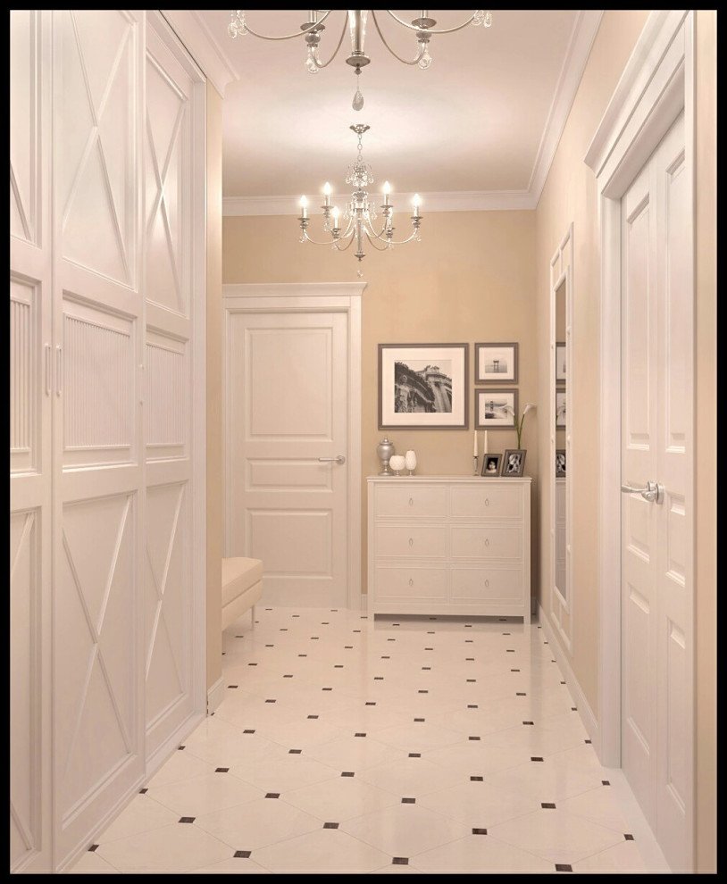 Дизайн интерьера квартиры в Москве в классическом стиле