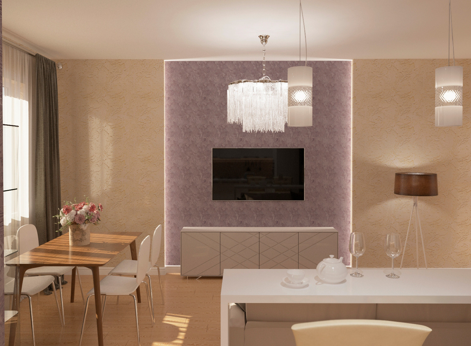 Дизайн квартиры 86 кв м