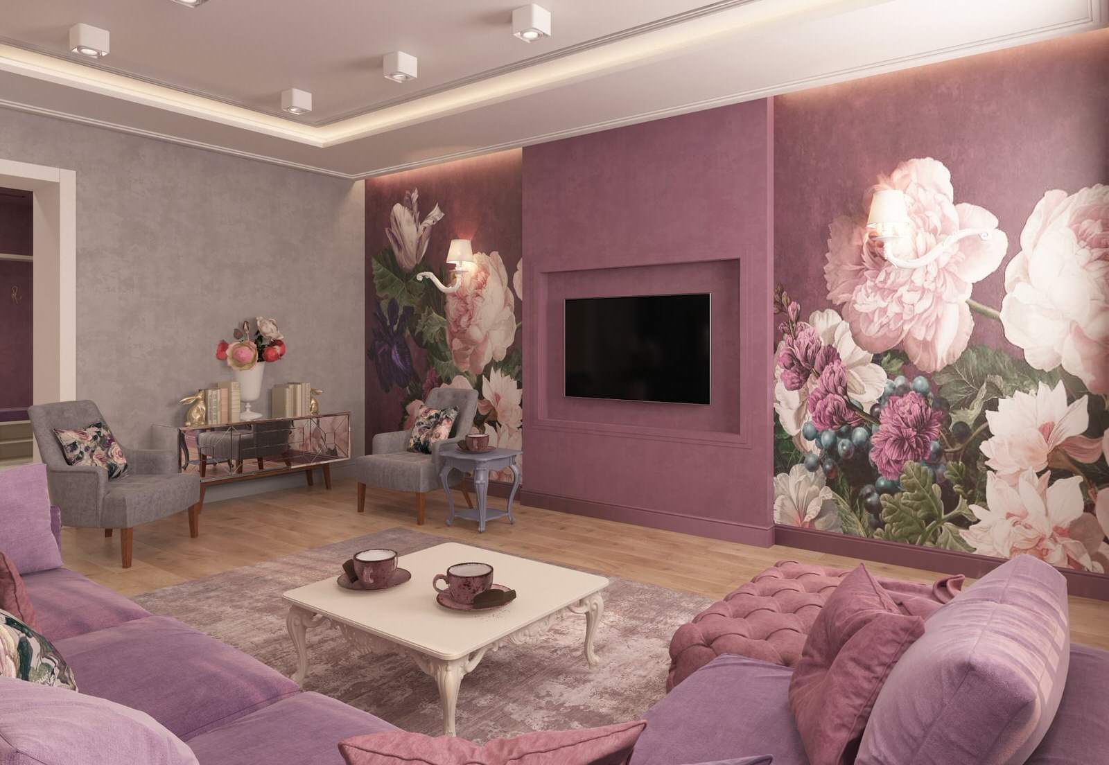 Обложка проекта: Эклектичный интерьер в ЖК Петровский, 100 кв. м. (г. Новосибирск)