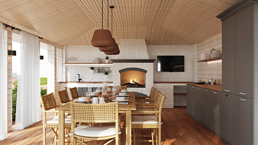 Обложка проекта: Загородный дом в лесу