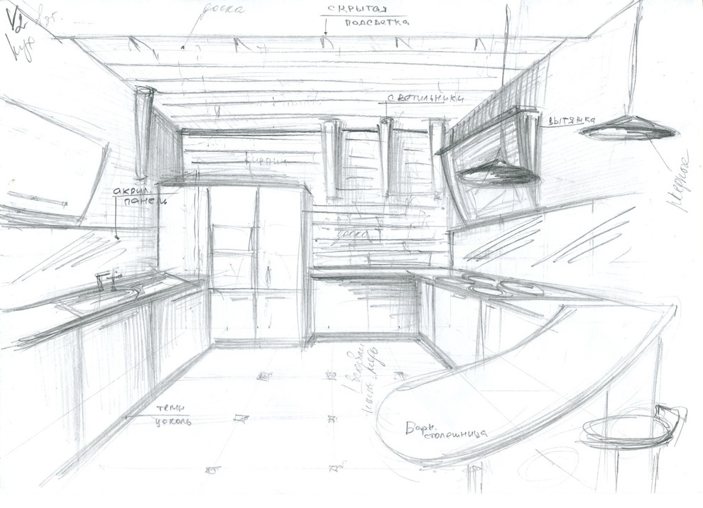 ручная графика, когда нет компютера под рукой