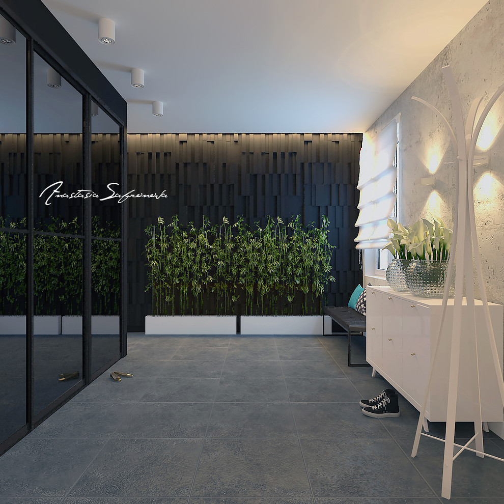 Дизайн интерьера первогот этажа дома в п.Солнечный Берег